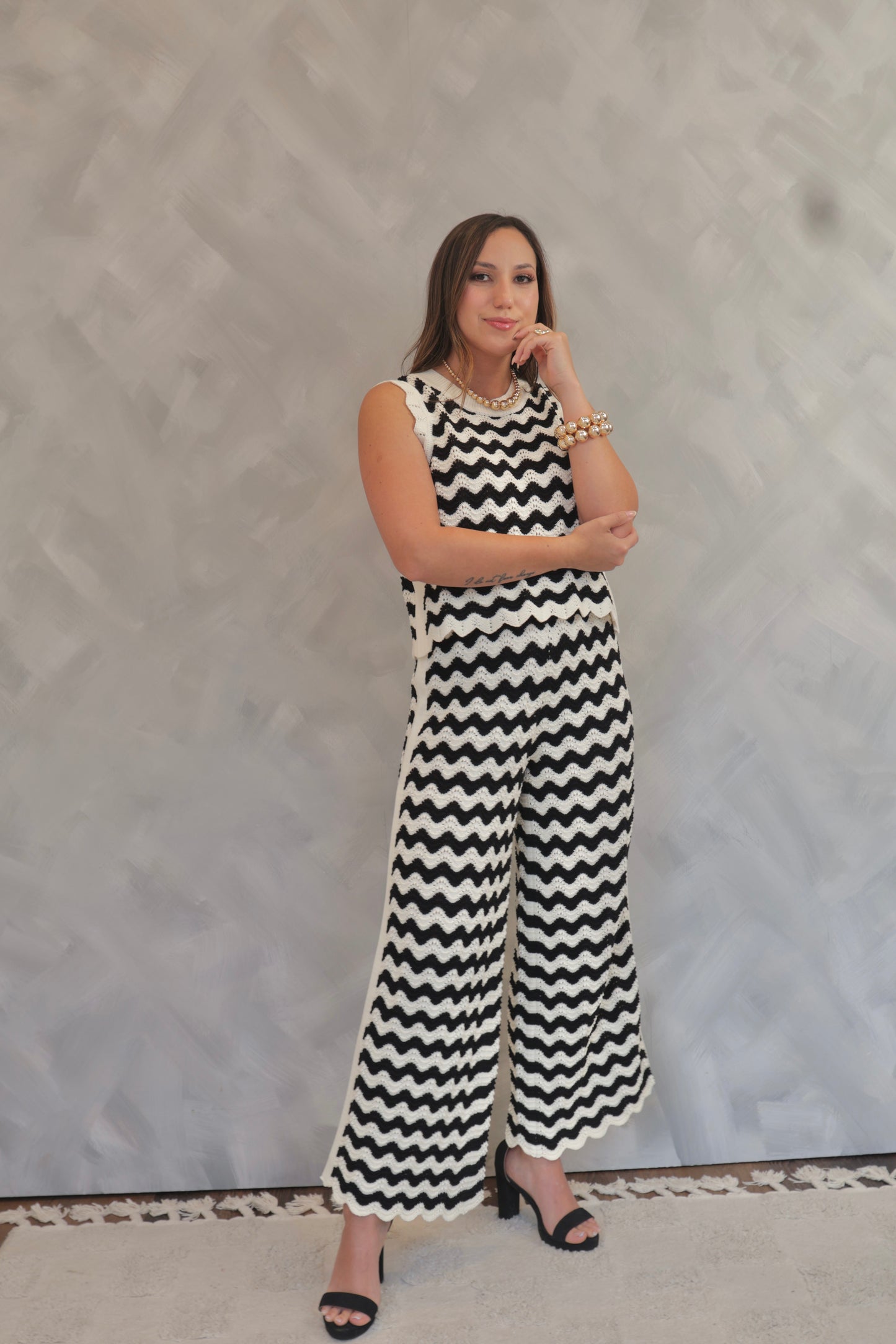The Black and White Chrochet Set