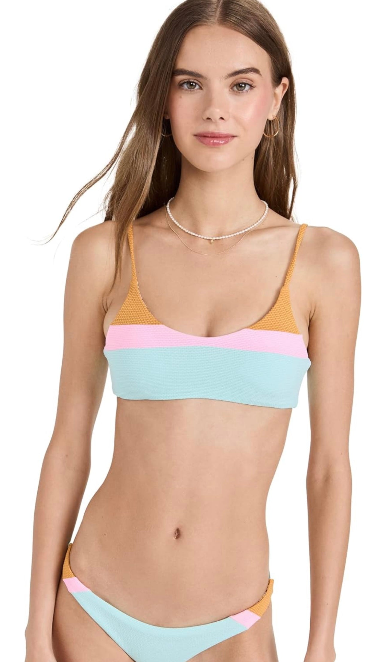 Two Pieces Striped Bikini